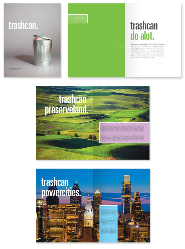 Covanta Annual Report Cover and Spreads