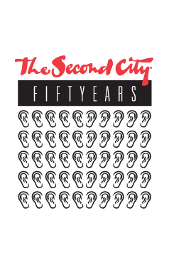 A concept logo for The Second City's 50th anniversary